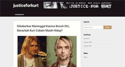 Desktop Screenshot of justiceforkurt.com