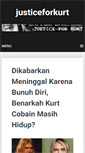 Mobile Screenshot of justiceforkurt.com